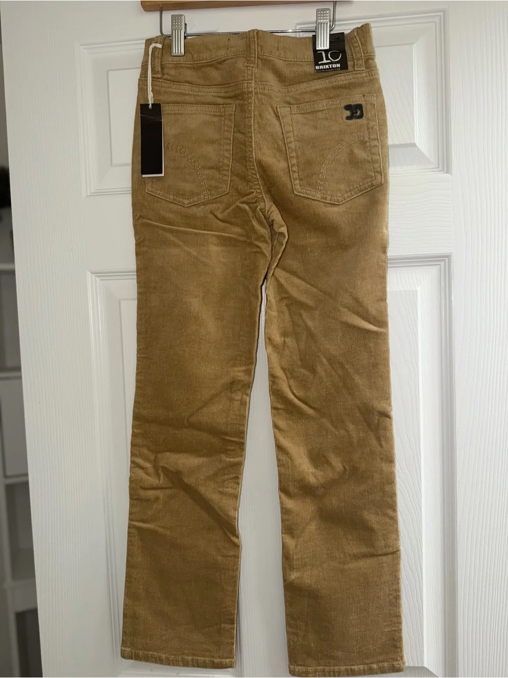 NWT Brixton Boys Corduroy Pants | CHOOSE SIZE | Khaki Tan